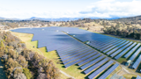 Aerial view of Mugga solar farm