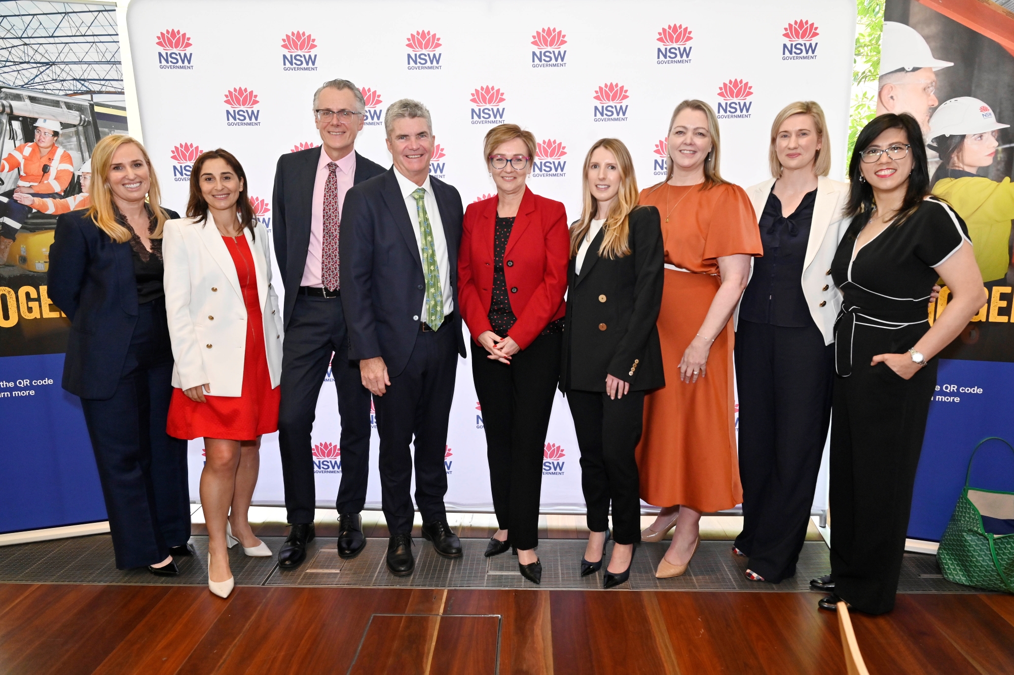Group photo of Women in Construction (WiC) Leadership Panel at the WiC Forum