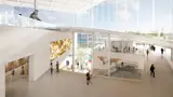 Artist's impression of Sydney Modern interior art space